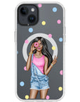 Donut Girl iPhone Case