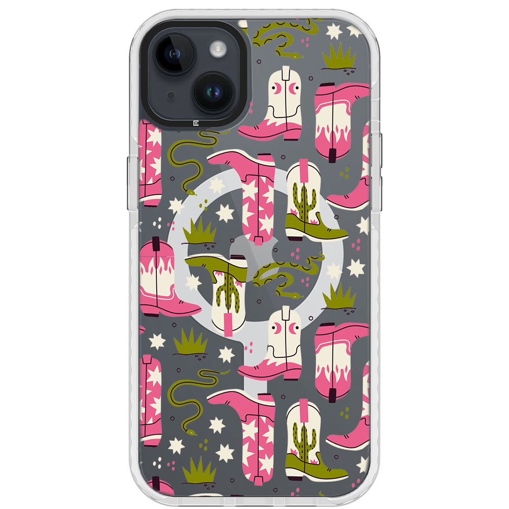 Pink Cowboy Boots Phone Case