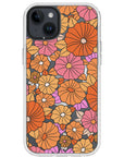 Retro Flowers Impact iPhone Case