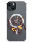 Surfing Skeleton Impact iPhone Case