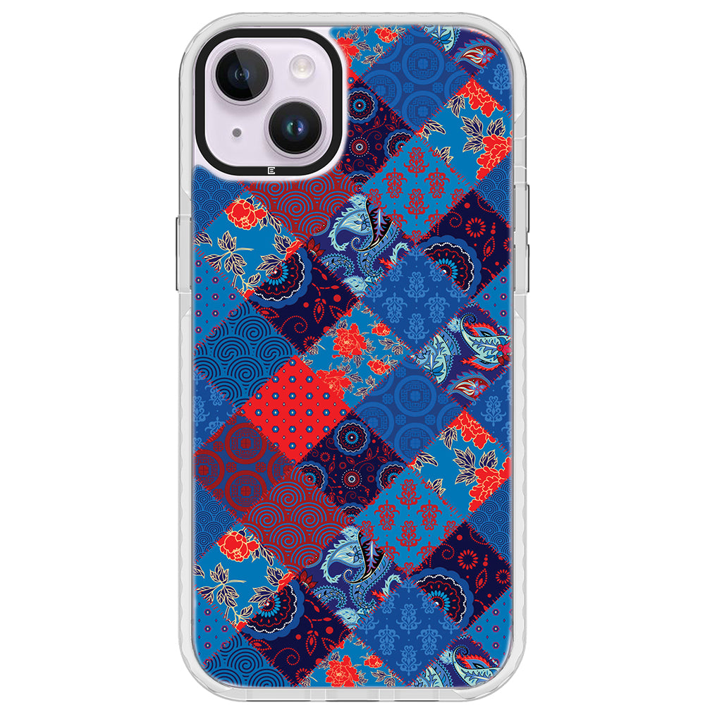 Paisley Patch Impact iPhone Case