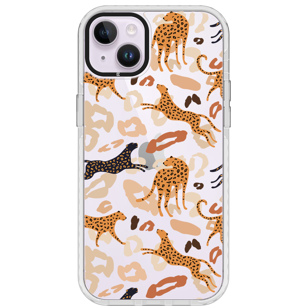 Abstract Leopard Impact iPhone Case