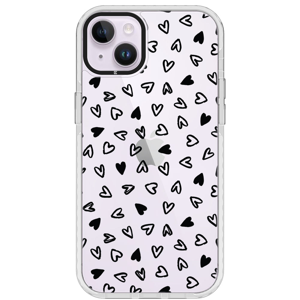 Little Hearts Impact iPhone Case