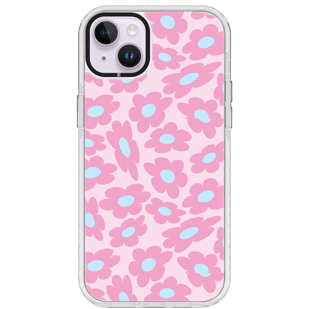 Pastel Warped Flower iPhone Case