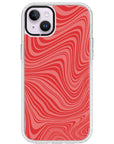 Psychedelic  Red Swirl iPhone Case