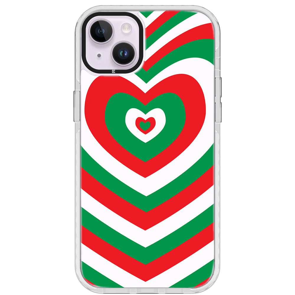 Candy Cane Impact iPhone Case