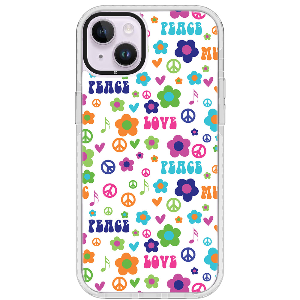 Love and Peace Impact iPhone Case