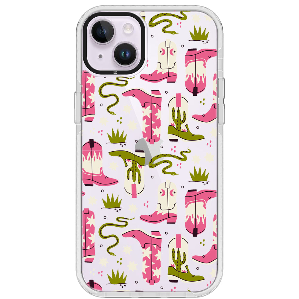 Pink Cowboy Boots Phone Case