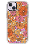 Retro Flowers Impact iPhone Case