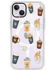 Pumpkin Spice Latte Collage iPhone Case