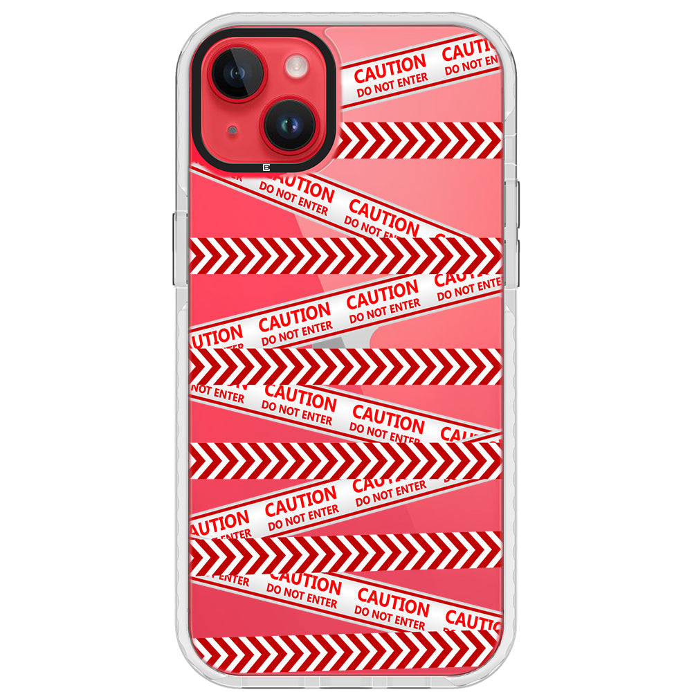 Caution Impact iPhone Case