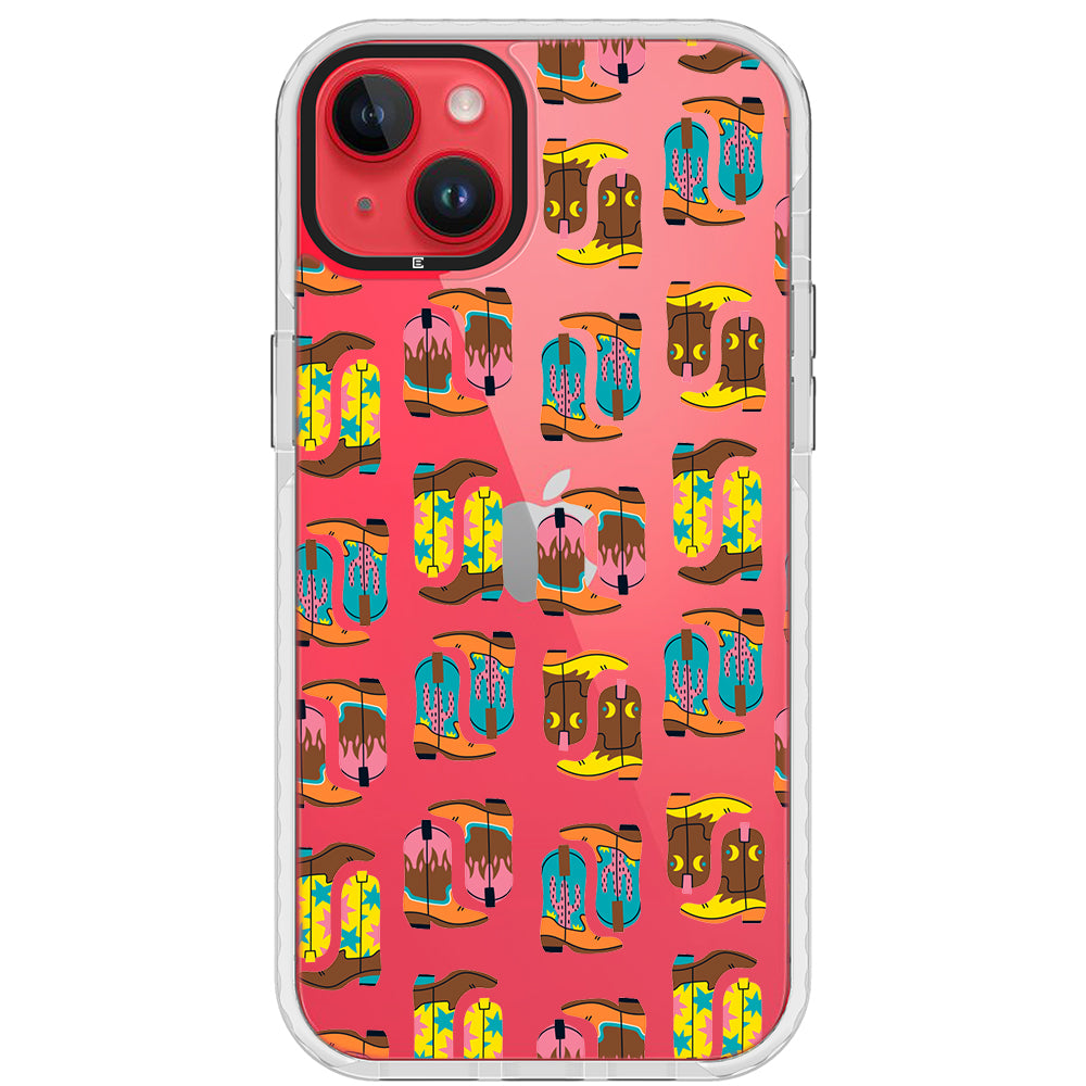 Cowboy Boots Collage iPhone Case