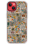 Spring Groovy Pattern Impact iPhone Case