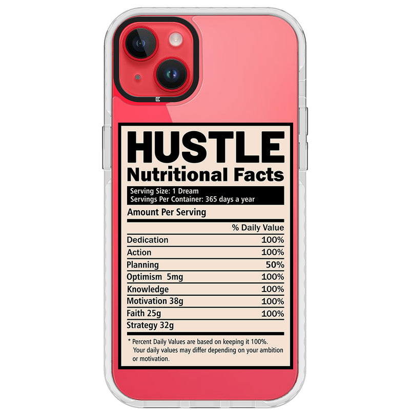 Hustle Nutritional  Facts iPhone Case