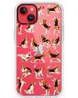 Beagle Hearts Impact iPhone Case