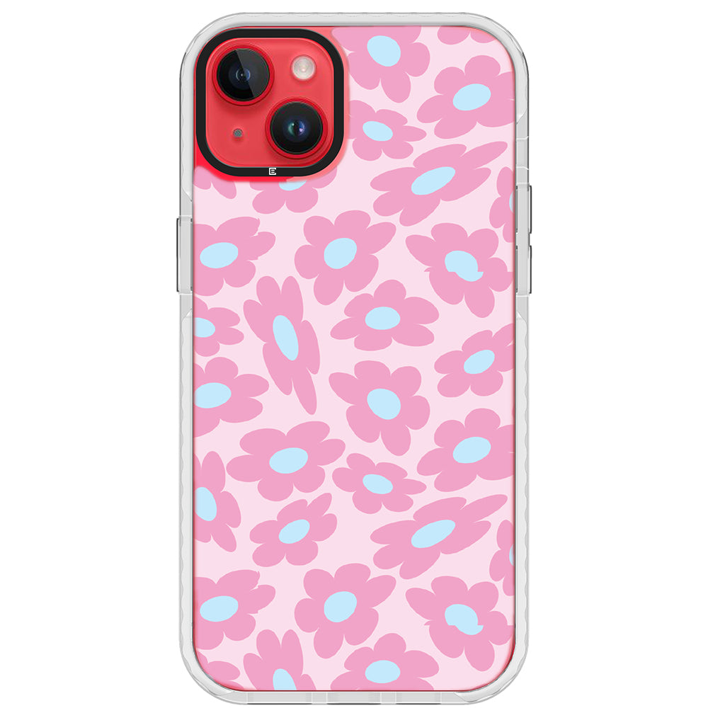 Pastel Warped Flower iPhone Case