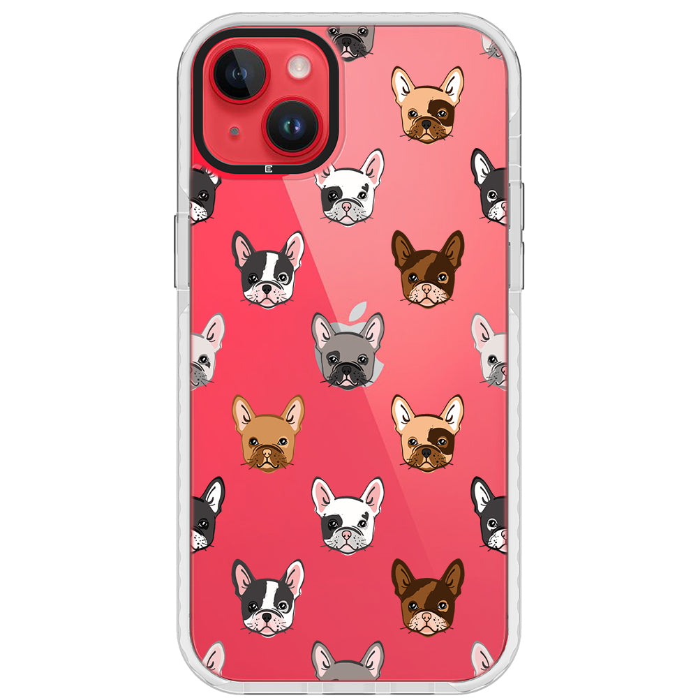 Frenchie Faces Impact iPhone Case