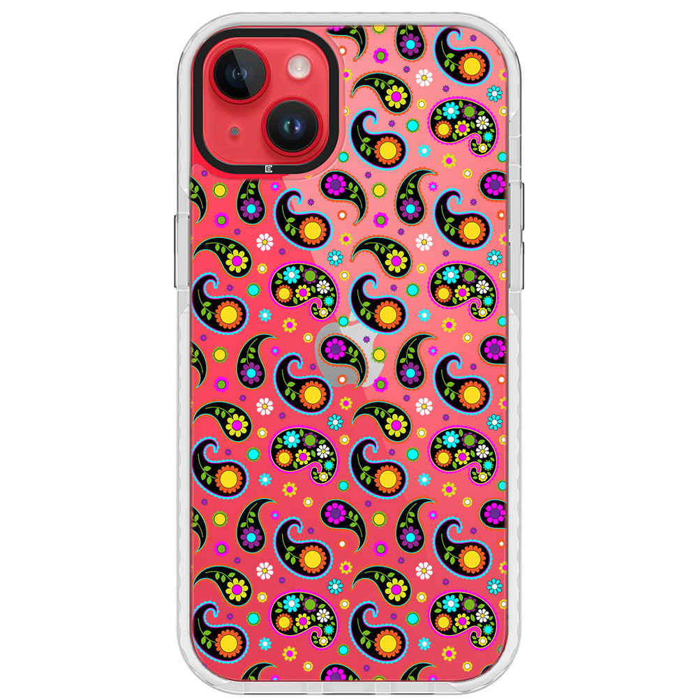 Colorful Paisley Impact iPhone Case