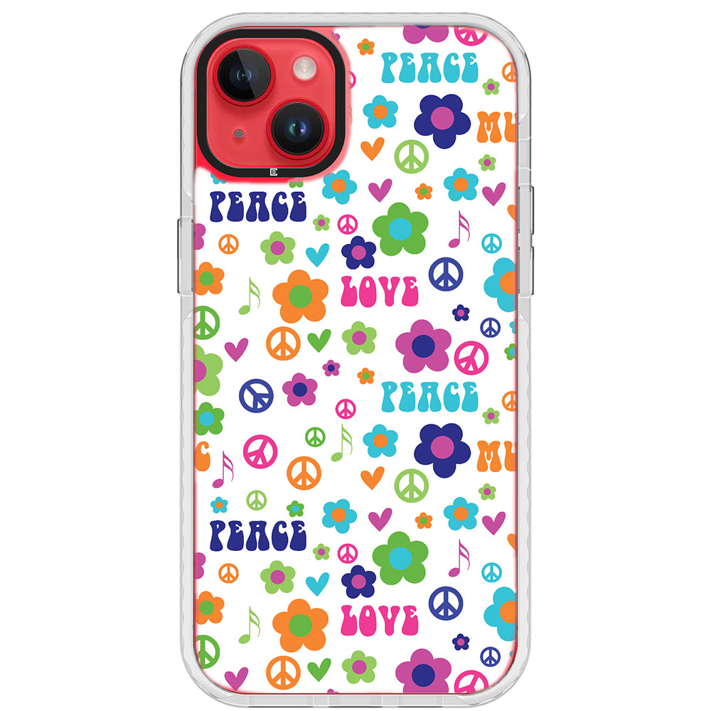 Love and Peace Impact iPhone Case