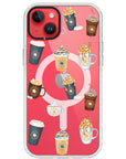 Pumpkin Spice Latte Collage iPhone Case