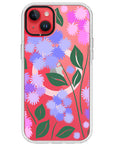 Ageratum Floral Impact iPhone Case