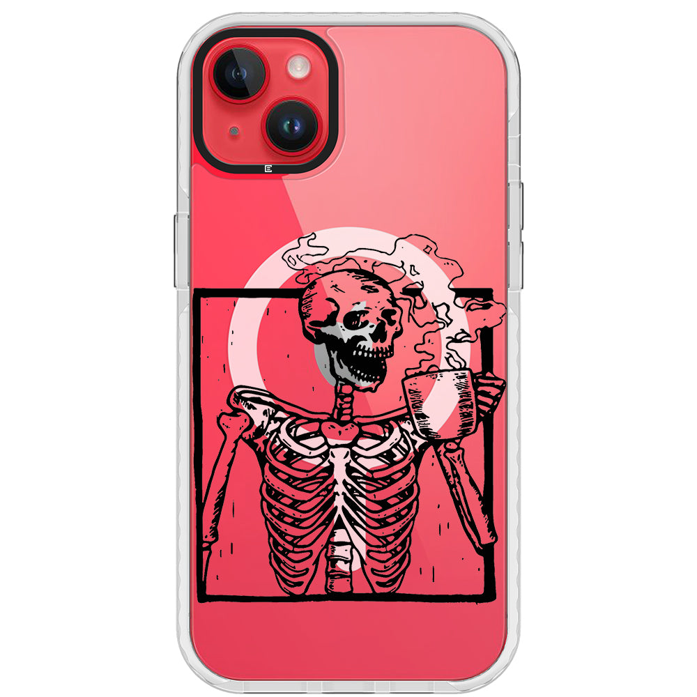 Coffee Skeleton Impact iPhone Case