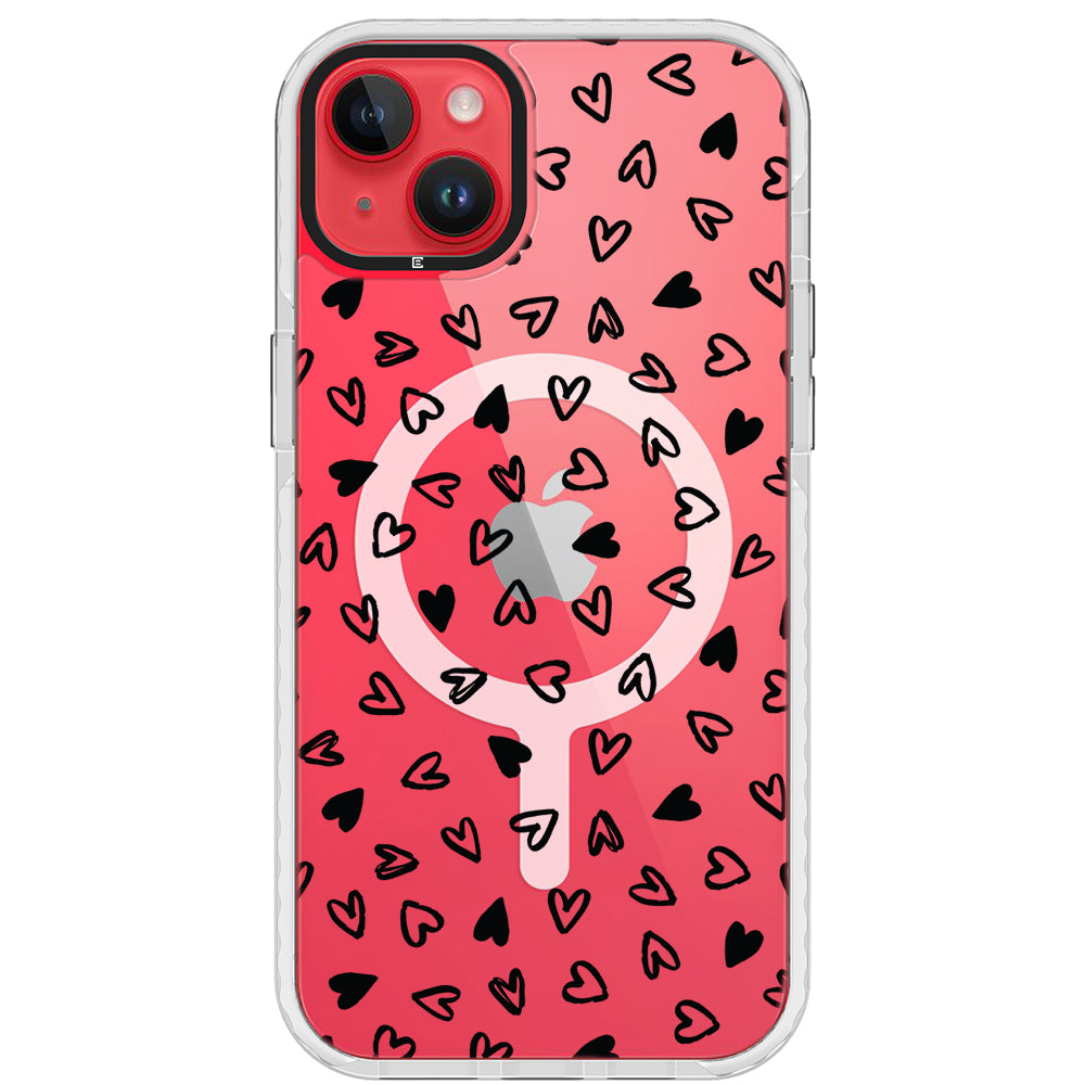 Little Hearts Impact iPhone Case