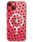 Little Hearts Impact iPhone Case