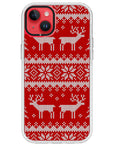 Ugly Sweater Red White Impact iPhone Case