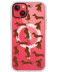 Baby Dachshund Collage Impact iPhone Case