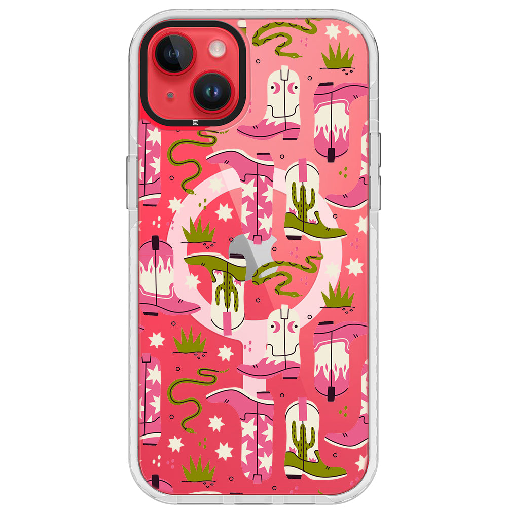 Pink Cowboy Boots Phone Case