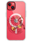 Surfing Skeleton Impact iPhone Case