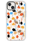 Abstract Fall Flowers Impact iPhone Case