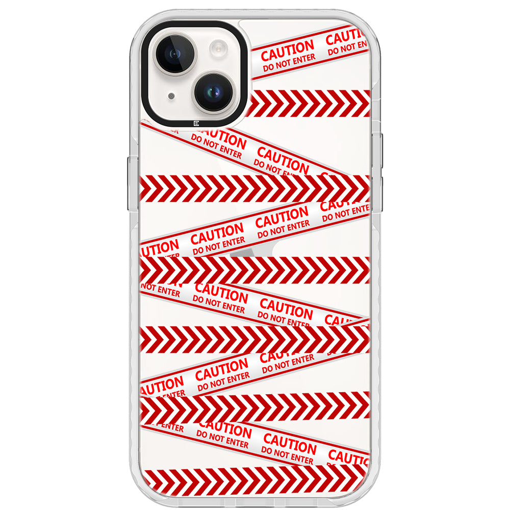 Caution Impact iPhone Case