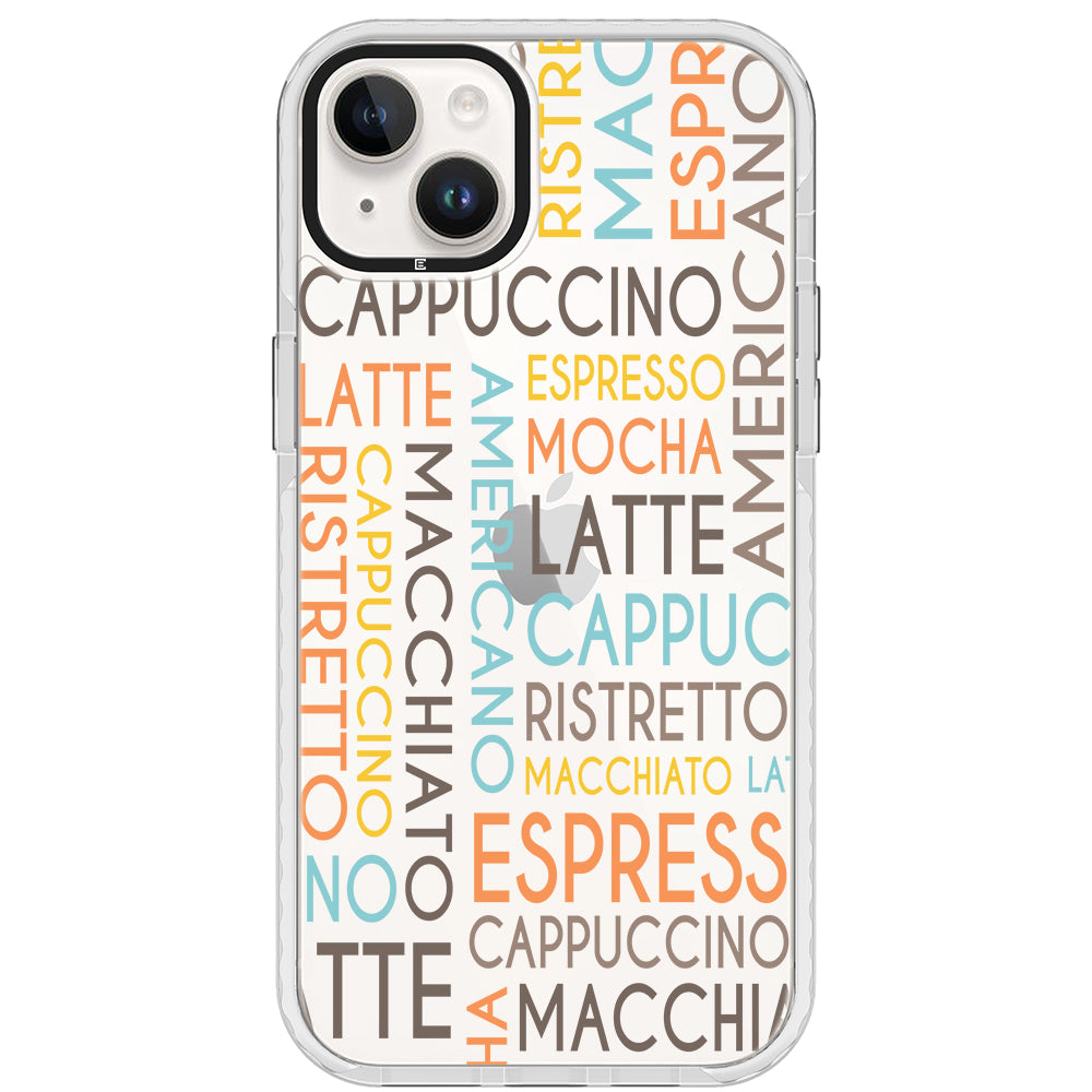 Coffee Names Impact iPhone Case