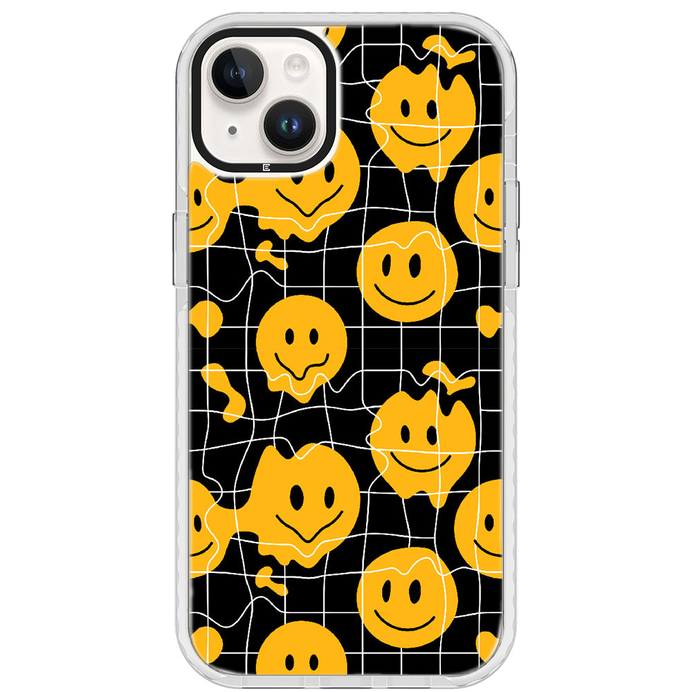 Grid Smiley  Impact iPhone Case