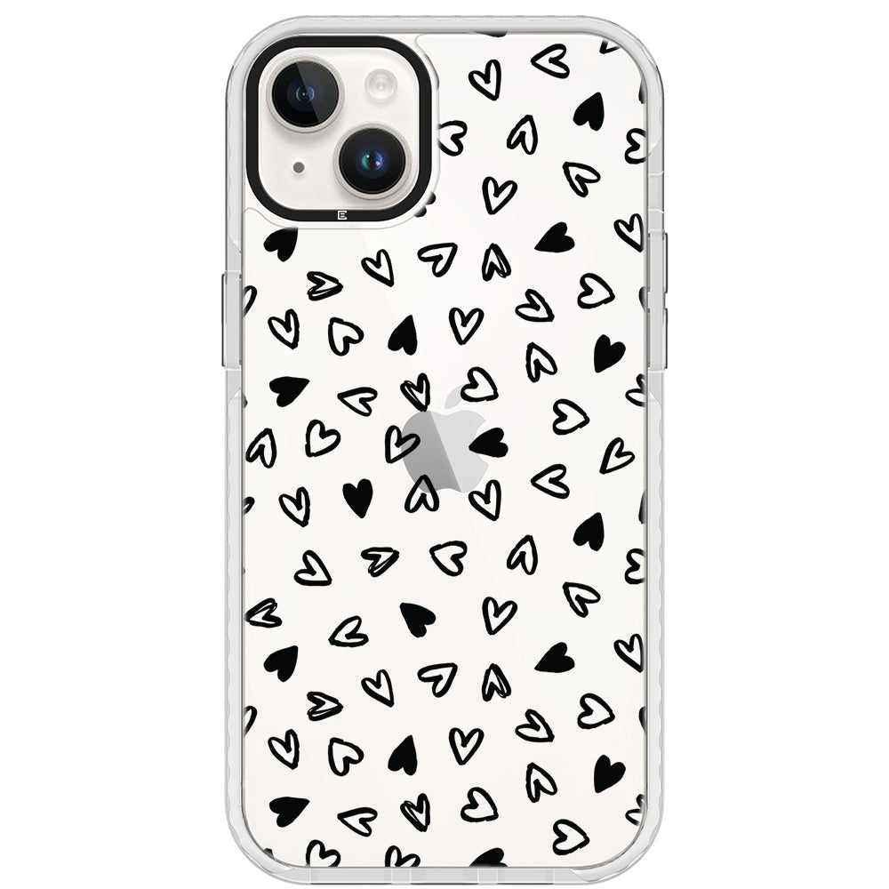 Little Hearts Impact iPhone Case