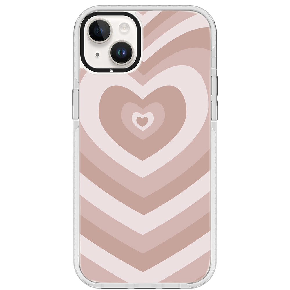 Nude Heart Impact iPhone Case