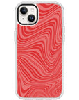 Psychedelic  Red Swirl iPhone Case