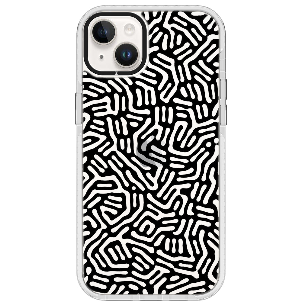 Abstract Doodle iPhone Case