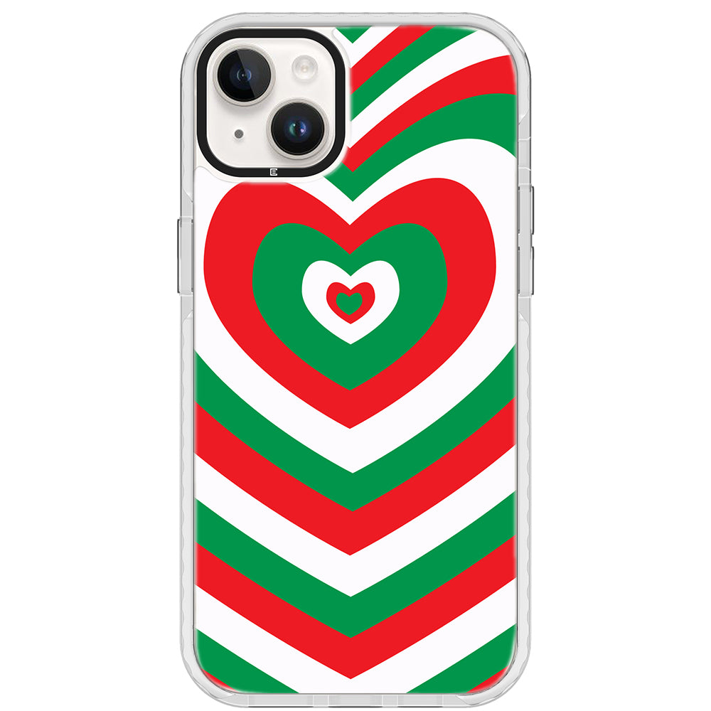 Candy Cane Impact iPhone Case