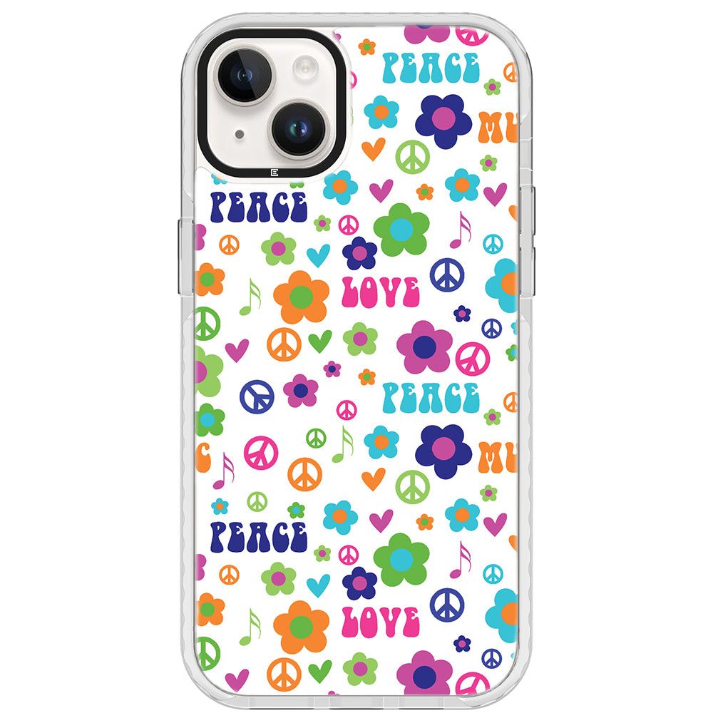 Love and Peace Impact iPhone Case