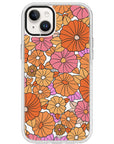 Retro Flowers Impact iPhone Case