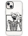 Coffee Skeleton Impact iPhone Case