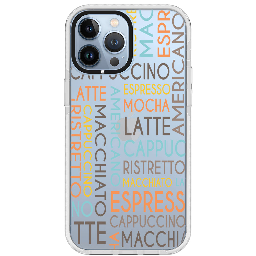 Coffee Names Impact iPhone Case