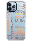 Coffee Names Impact iPhone Case