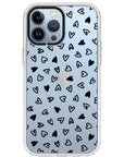 Little Hearts Impact iPhone Case