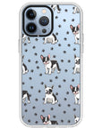 Frenchies Paws Collage Impact iPhone Case