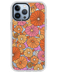 Retro Flowers Impact iPhone Case