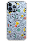 Minimal Scandinavian Flowers Impact iPhone Case